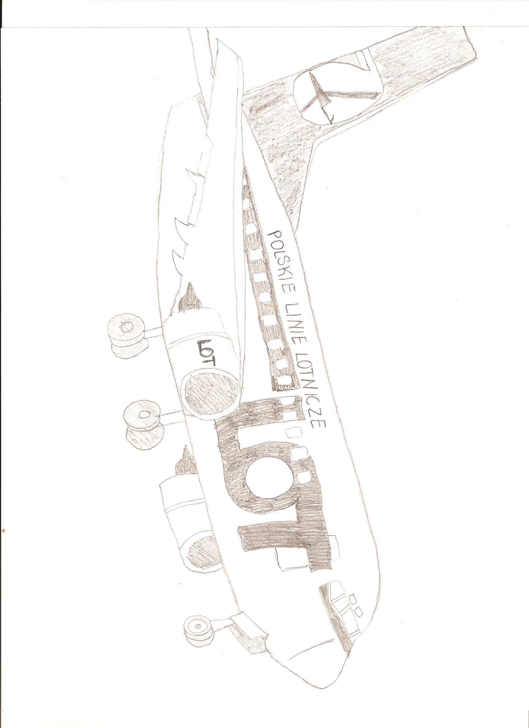 This is what I drew. Its LOT POlish Airlines. I hope you like it. I really don't know if its good but its worth a try. - Photo 15873