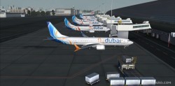 FSX/P3D Boeing 737-Max 9 FlyDubai Package image 12