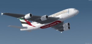 FSX P3D Airbus A380-800 Emirates Expo 2020 package