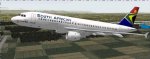 FS2002 South African Airways Airbus A320 image 1